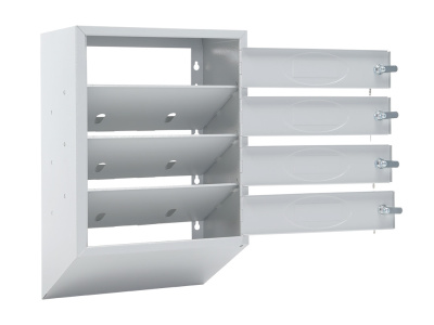 Почтовый ящик подъездный на 4 секции