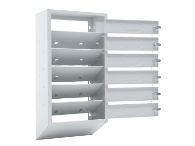 Почтовый ящик подъездный на 6 секций