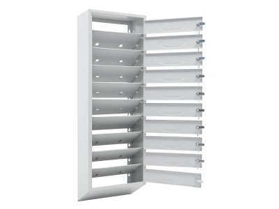 Почтовый ящик подъездный на 10 секций