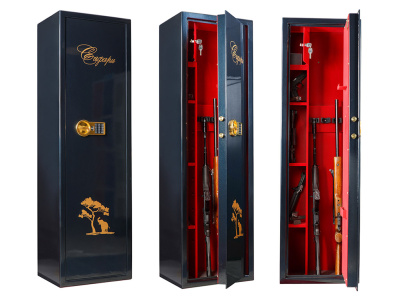 Эксклюзивный оружейный сейф Valberg САФАРИ EL GOLD (чёрный)